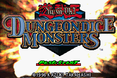 Yu-Gi-Oh! - Dungeon Dice Monsters Title Screen